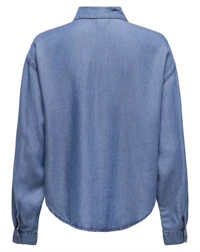 Only - Charis Life Skjorte - Medium Blue Denim 